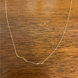 14k Gold Box Chain Necklace